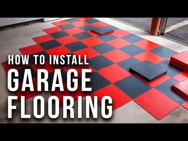 Perforated Garage Floor Tiles - DIY Interlocking System - (Mesh/Drain)