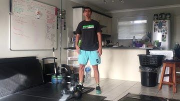 Single arm Hang Clean to Overhead