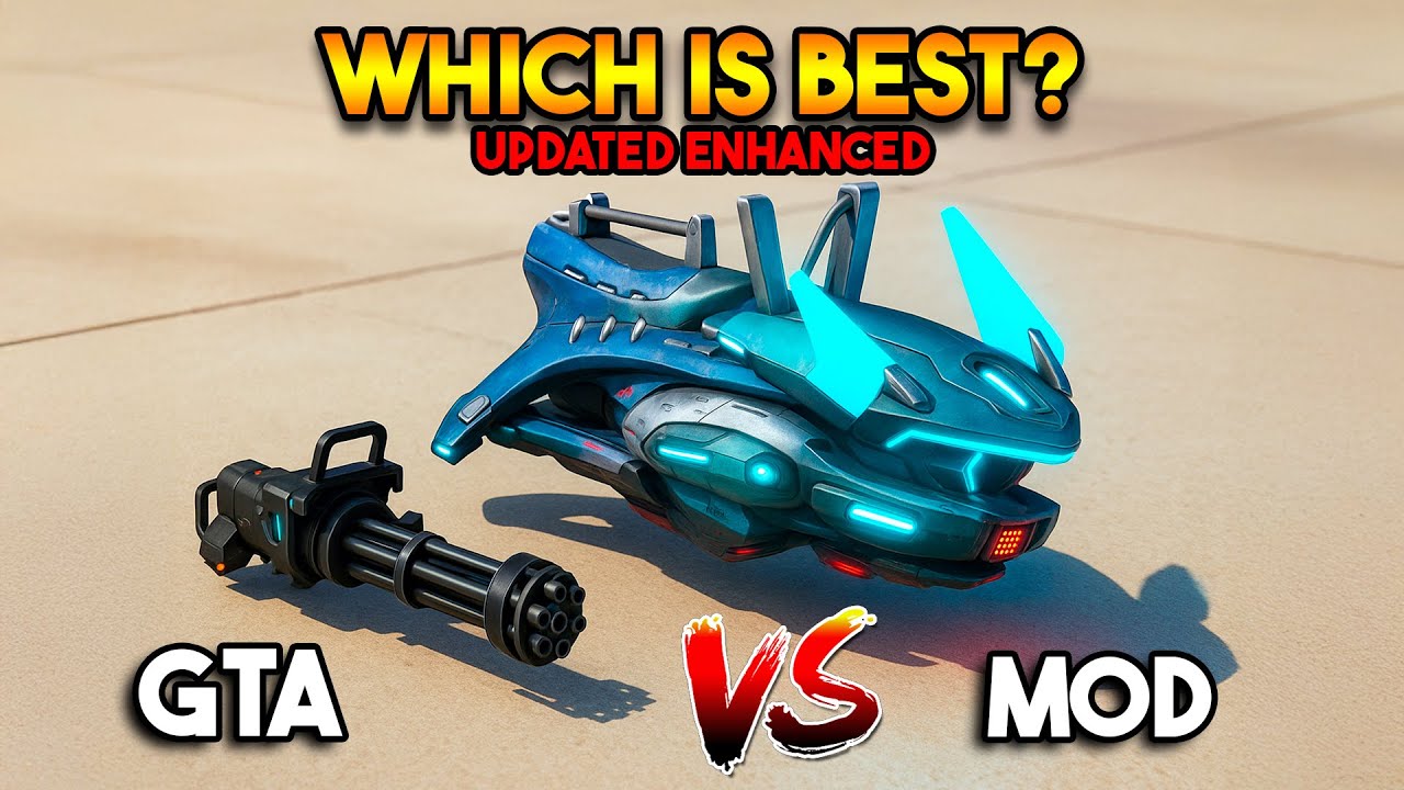 GTA 5 MINIGUN VS MODDER MINIGUN (WHICH IS BEST MINIGUN?)