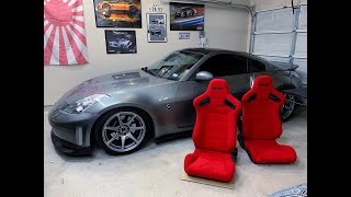 350Z | BRAUM Racing Seats Install 350z Braum Seats Installed Convertible Issued Fixed