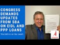 Congress demands updates from SBA on EIDL and PPP Loans