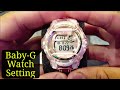 Casio W93H how to set date and time - YouTube