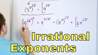 05 - Simplify Irrational Exponents, Part 1 (Radical Exponents, Powers, Pi & More)