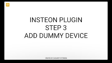 HOOBS® 4 - Insteon Plugin - Step 3 - Add Dummy Device