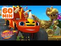 60 MINUTES of Blaze's Best FLYING Missions &amp; Rescues! #2 w/ AJ | Blaze and the Monster Machines