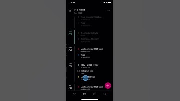 Moleskine Journey for iOs - How to show/hide calendars