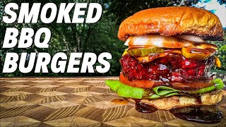 Smoked BBQ Burgers...These Shouldn&#39;t Be This Good!! | Ash Kickin&#39; BBQ