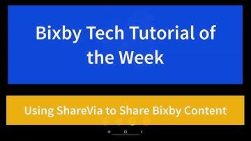 End users can share Bixby capsule contents via text or social media using the ShareVia library