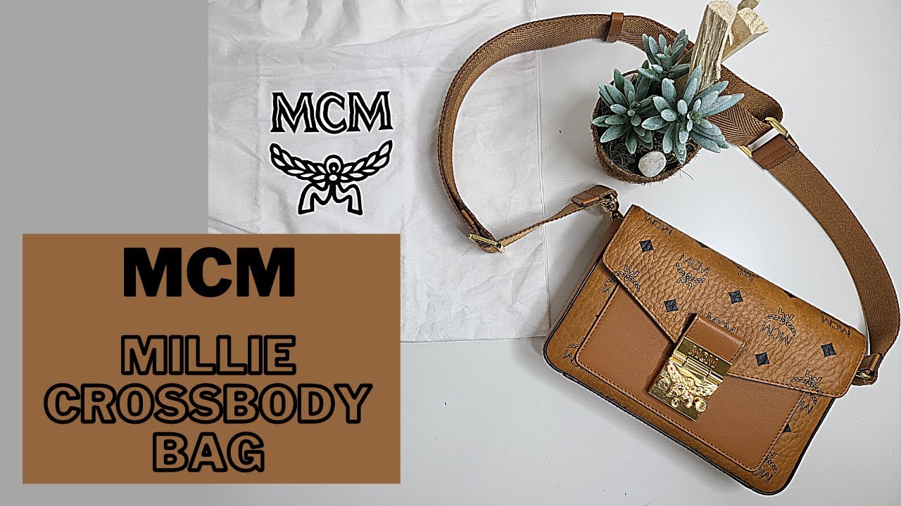 MCM MILLIE CROSSBODY BAG UNBOXING 