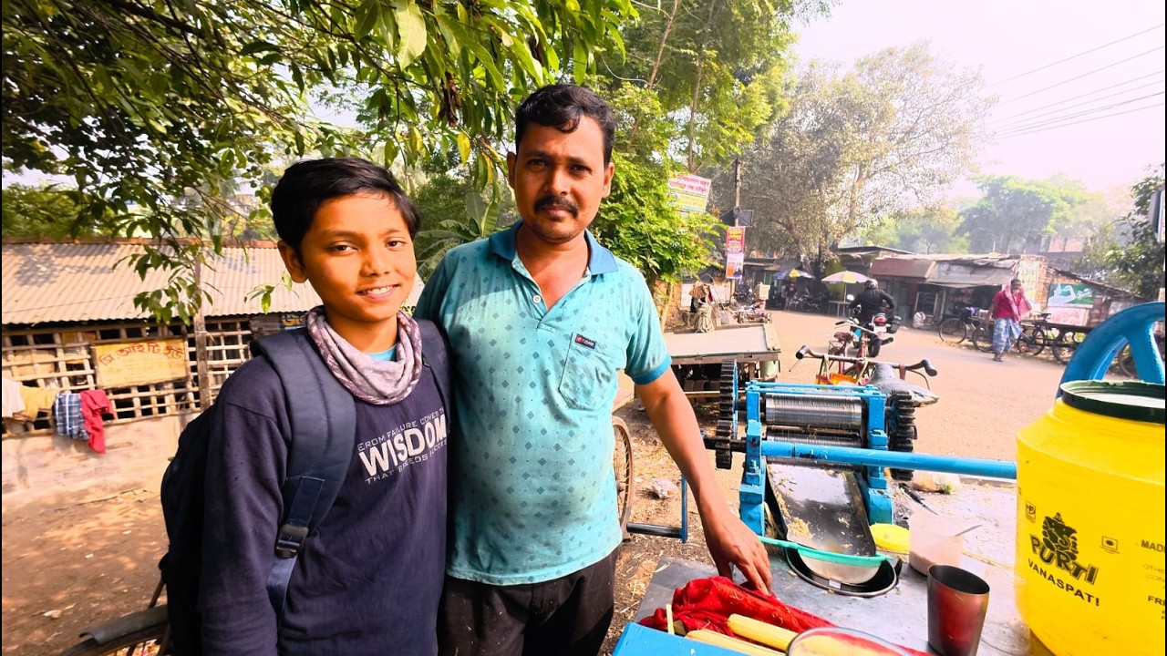 আখের দোকানের যা ব্যবহার 🤐 #experiment #humanity #indianstreetfood #vloggger