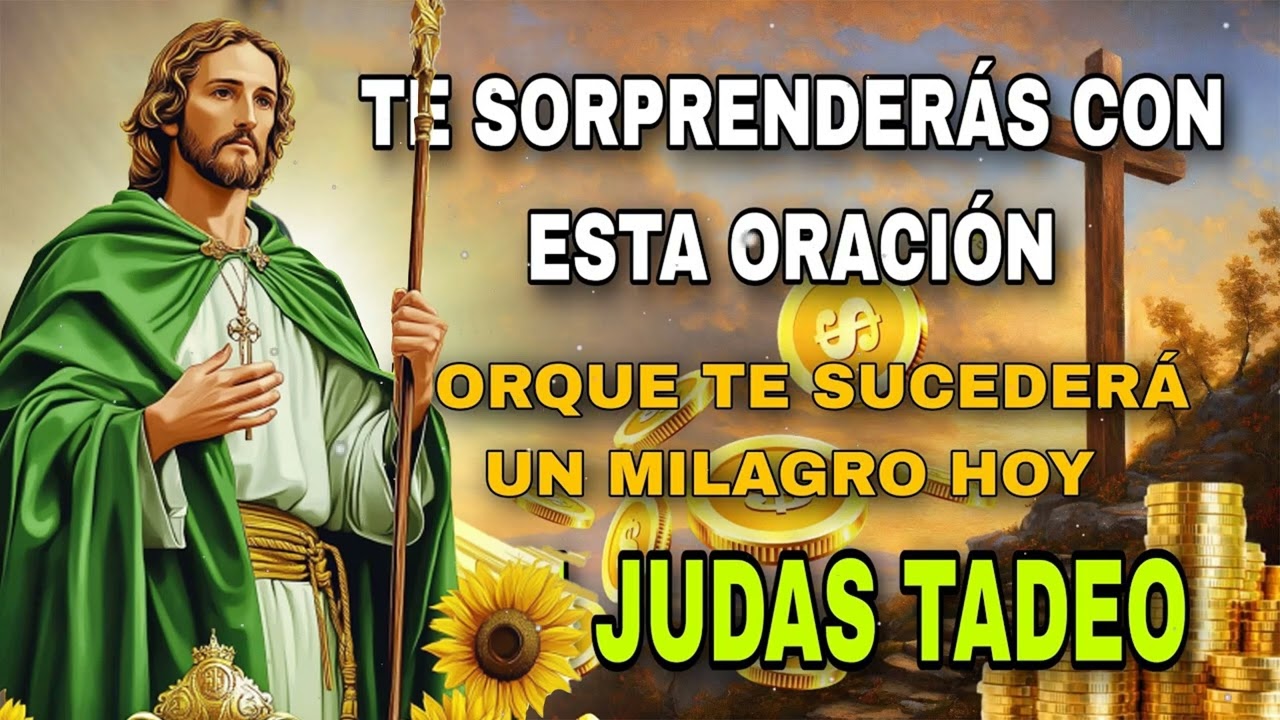 Mañana verás el MILAGRO que me estas Pidiendo Solo Ten FE Y Veras mi poder SAN JUDAS TADEOS
