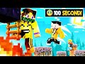 SFIDO I MIEI AMICI NELLA 100 SECONDI CHALLENGE DI MINECRAFT
