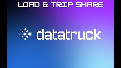 How to Share Load & Trip Info with Brokers and Drivers | Datatruck TMS Tutorial