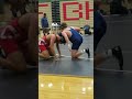 Devin wrestling