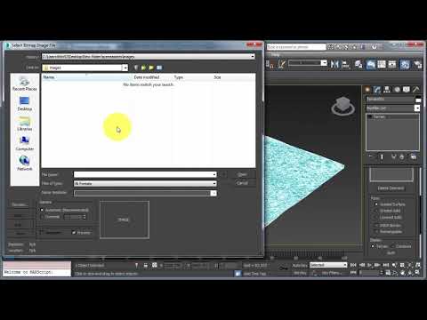 Contours to Terrain Object in 3D Max (Texas Architecture)