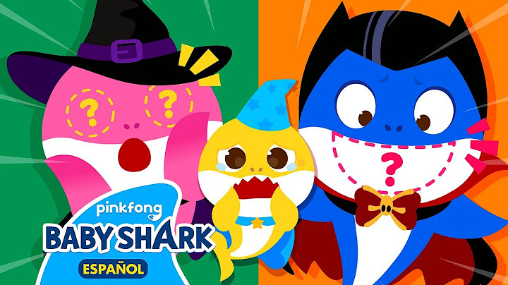 🫥¡Ah! ¿Qué le Pasó a Mi Cara? | Juego de Halloween | Baby Shark en español