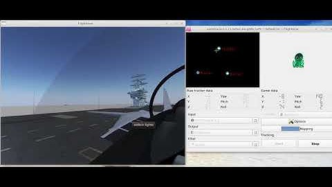 Opentrack 2.3.11b1 with Flightgear on Debian