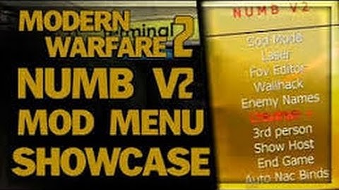 INSANE MOD MENU - 1.14 MW2 Numb v2 (Still Works)