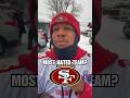 What team do San Francisco 49ers fans HATE MOST??? #49ers #cowboys #bills #nfl #shorts