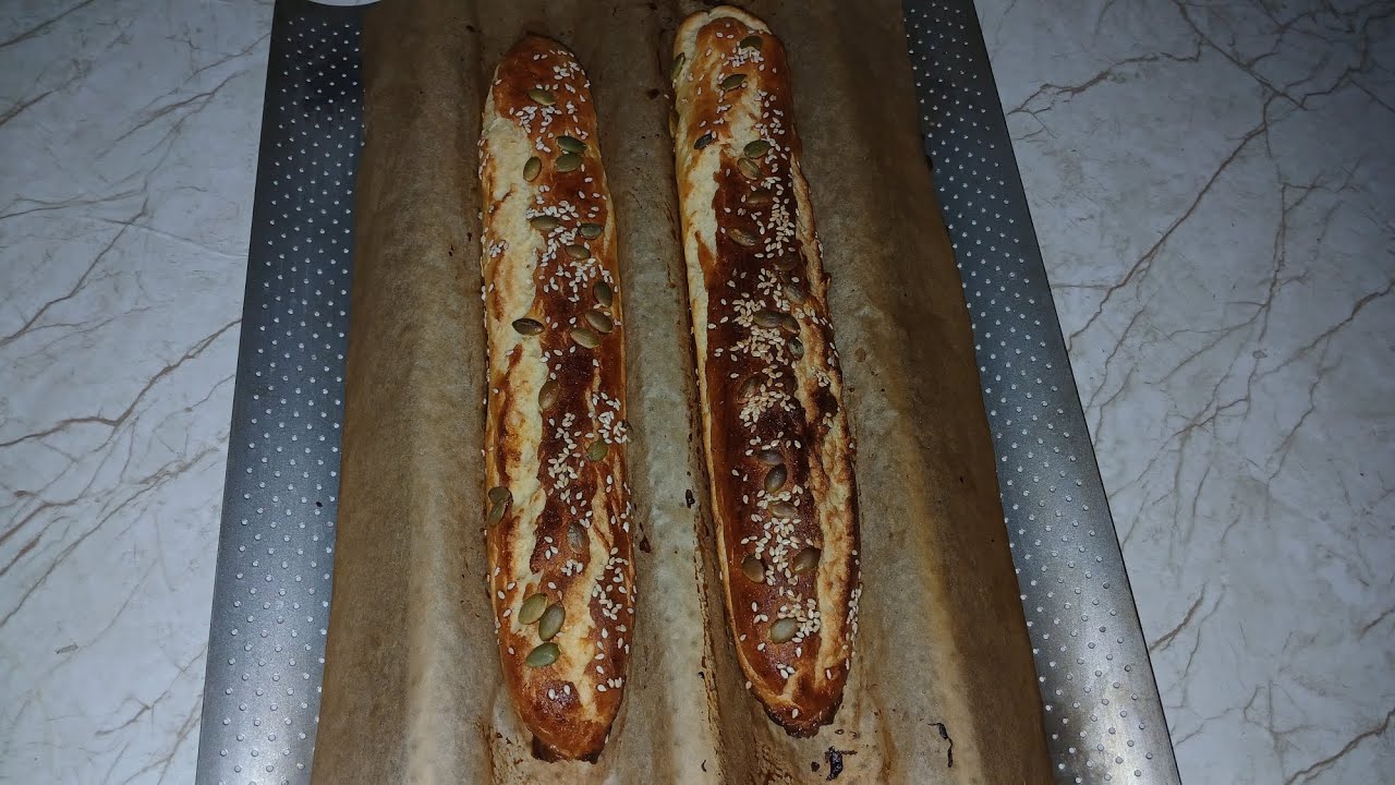 خبز الباڨيط بدون غلوتين بسم الله ما شاء الله 