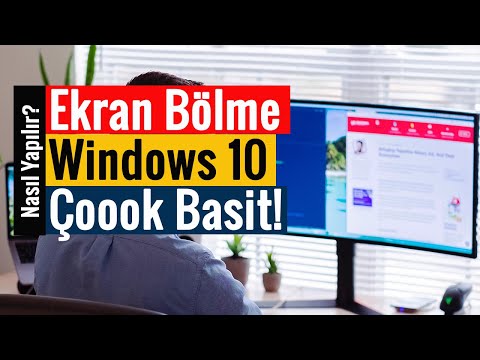 Ekran Bölme | Ekranı 2, 3 veya 4'e Bölme | Windows 10 | Çoook Basit!