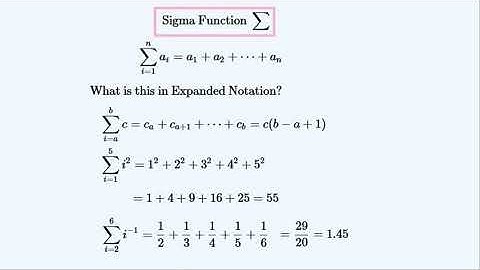 Sigma Function