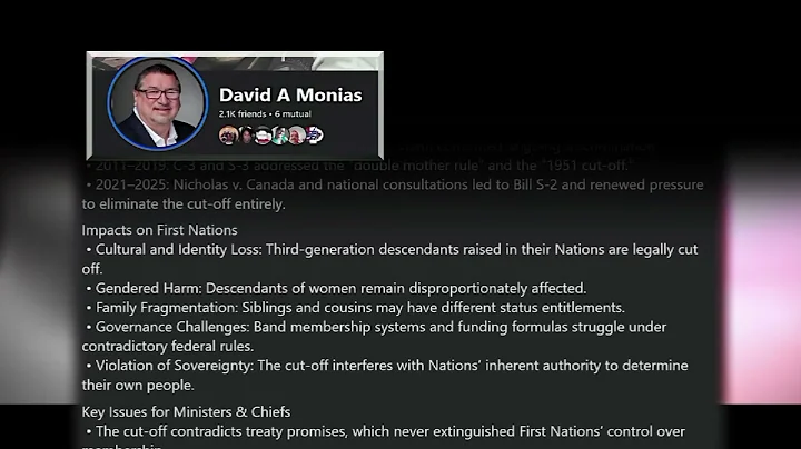 Chief of the Nation ( David Monias )