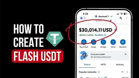 Flash USDT Creation in 2025 - New Method flash usdt 