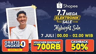 Al Beli Barang Elektronik Buat Andin di Midnight Sale 7.7 Mega Elektronik Sale 00.00 - 02.00 WIB!
