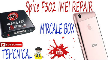 Spice F302_ IMEI Repair With Mircale _Box By TECHNICAL GURU