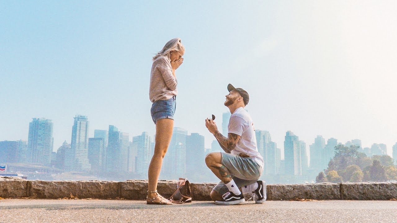 WERE ENGAGED Our Proposal Story in Vancouver  Inthefrow