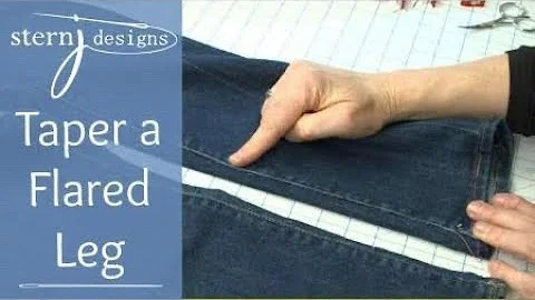 How to Taper Flared Ready to Wear Flared Jeans