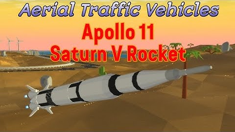 Apollo 11 Saturn V Rocket - Draw Bricks