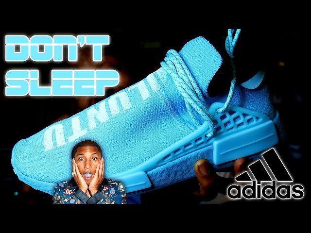 Pharrell Williams x adidas NMD Hu Aqua Blue