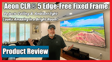 Elite Screens Aeon CLR 5 Review | Best Fixed Frame ALR Projector Screen?