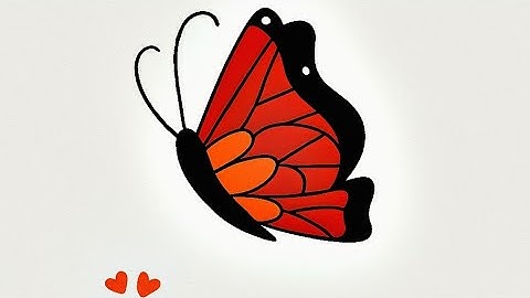 How to draw a beautiful butterfly || Beautiful butterfly drawing for kids