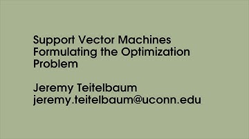 SVM - Formulating the Optimization Problem - OLD