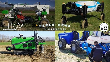 World FIRA 2023: The newest 𝗮𝗴𝗿𝗶𝗰𝘂𝗹𝘁𝘂𝗿𝗲 𝗿𝗼𝗯𝗼𝘁𝘀, at the field demo