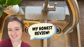 KITCHEN FAUCET SILICONE SINK SPLASH GUARD - STOP CLEANING UP WATER DRIPS by Mama Cassidy Reviews 76 views 3 weeks ago 41 seconds
