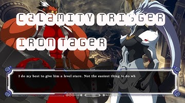 BLAZBLUE CALAMITY TRIGGER  IRON TAGER Story Mode