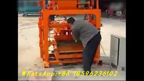 QT40-1 block machine how to produce blocks