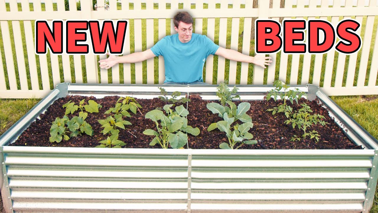 How To Install Metal Garden Beds Featuring LandGuard - YouTube