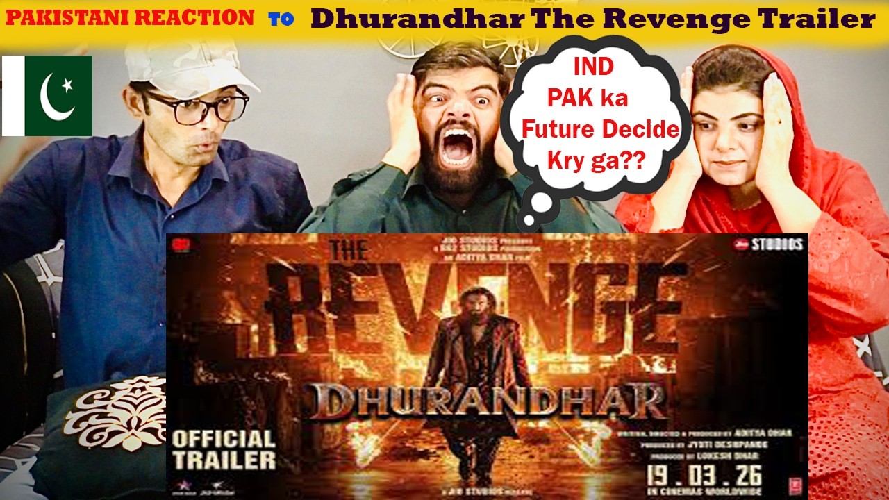 Реакция пакистанцев на официальный трейлер фильма «Дхурандхар: Месть» с Ранвиром С. и Адитьей Д. ...
