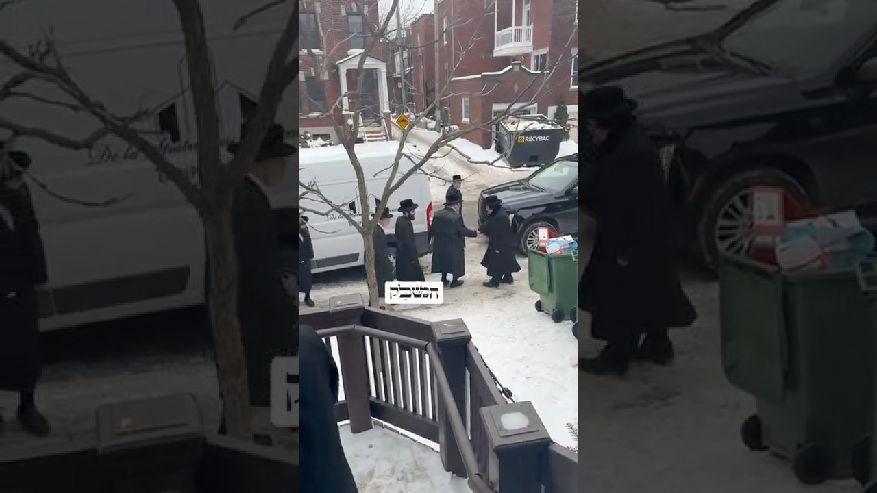 הרה"צ מבעלזא שליט"א ביציאה אמש מהאכסניא בדרכו חזרה לארץ הקודש