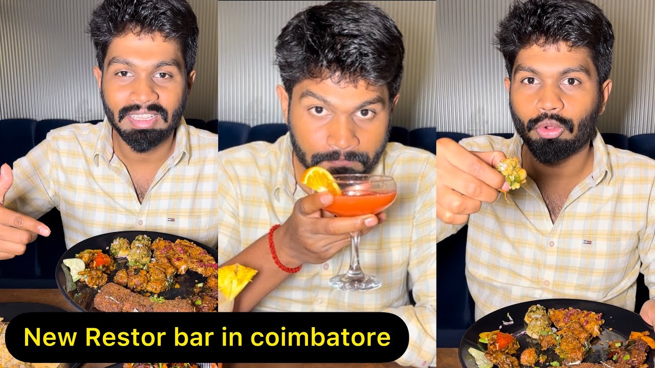 New Restor bar in coimbatore Vap club walk with jai YouTube