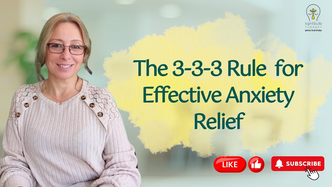 The 3 3 3 Rule For Anxiety Instant Anxiety Distraction Explained 