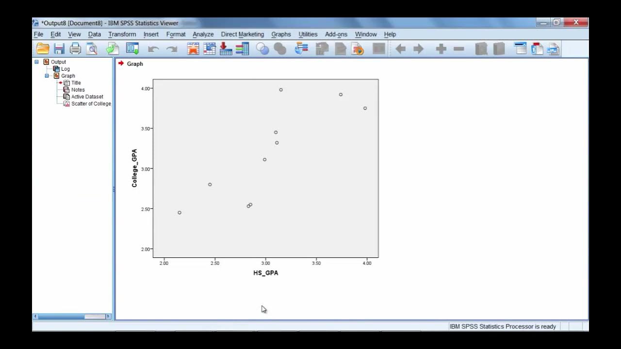 005 Creating a Scatterplot - YouTube