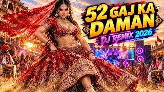 52 Gaj Ka Daman 2.0 | DJ Remix 2026 | Hard Bass Boosted | Beatgenai | Haryanvi Song | Viral Dance...