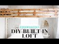 DIY Built-In Loft Bed | Bedroom Makeover