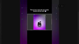 ✨ Creating some purple magic for KDM Z1 Airpods. 🎧#KDM #Airpods #socialmediapost #postdesign #shorts